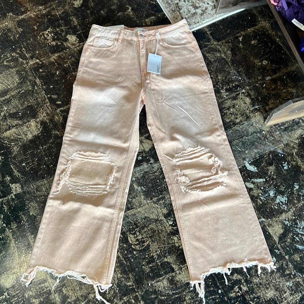 Vervet pink denim